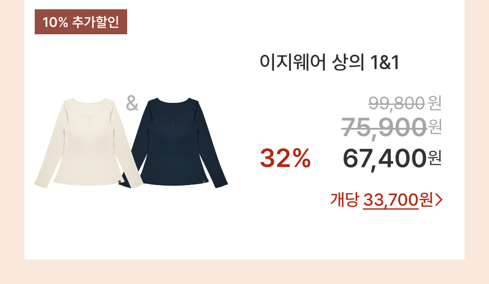 이지웨어 상의 1&1